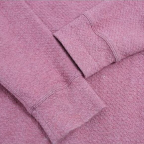 Lululemon Womens Catch a Moment Textured Crewneck Sweatshirt Size 8 Dusty Rose - Picture 6 of 7